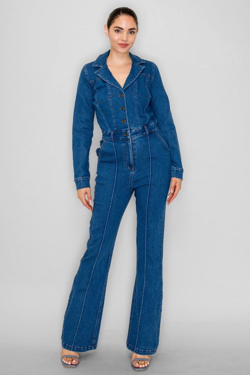 Denim jumpsuit