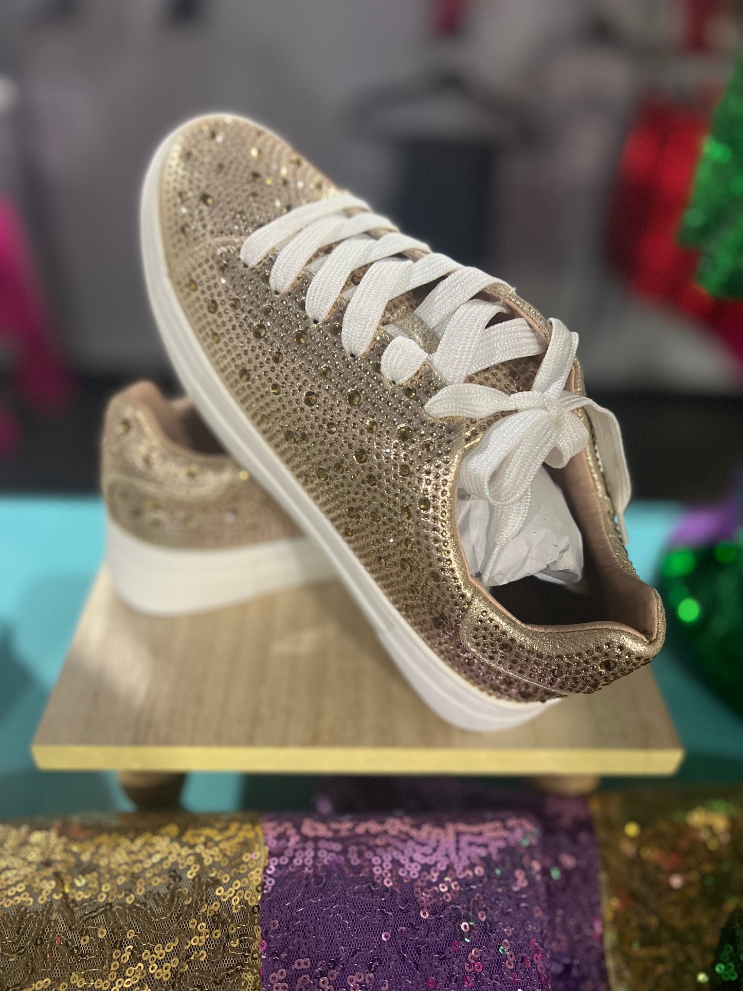 Glitter sneakers