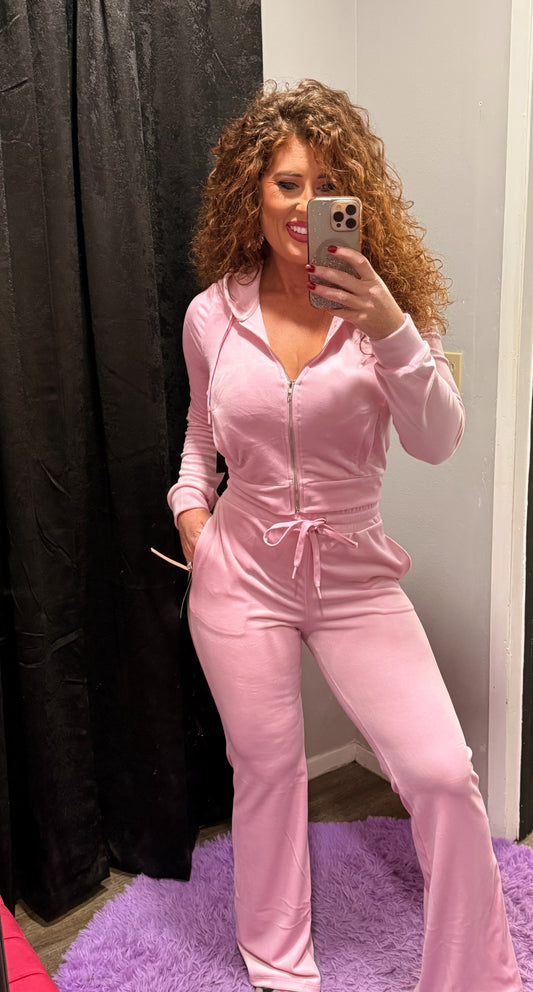 Velour set (flare leg)