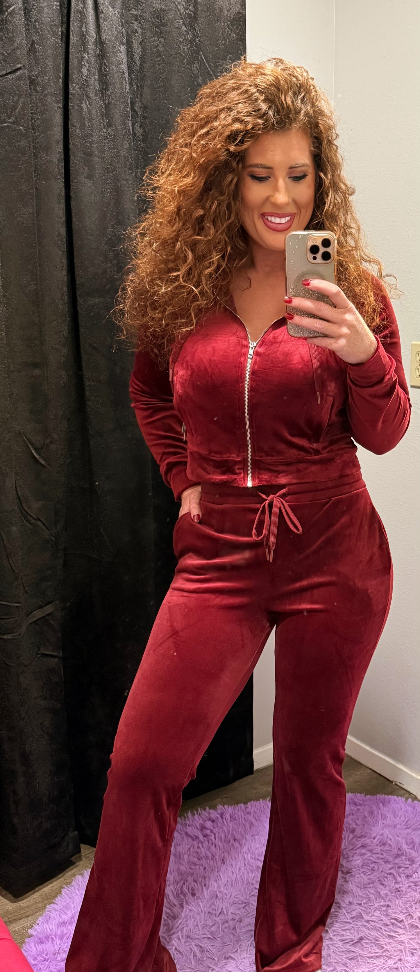 Velour set (flare leg)