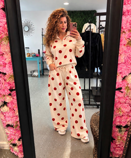 Zenana polka dot set