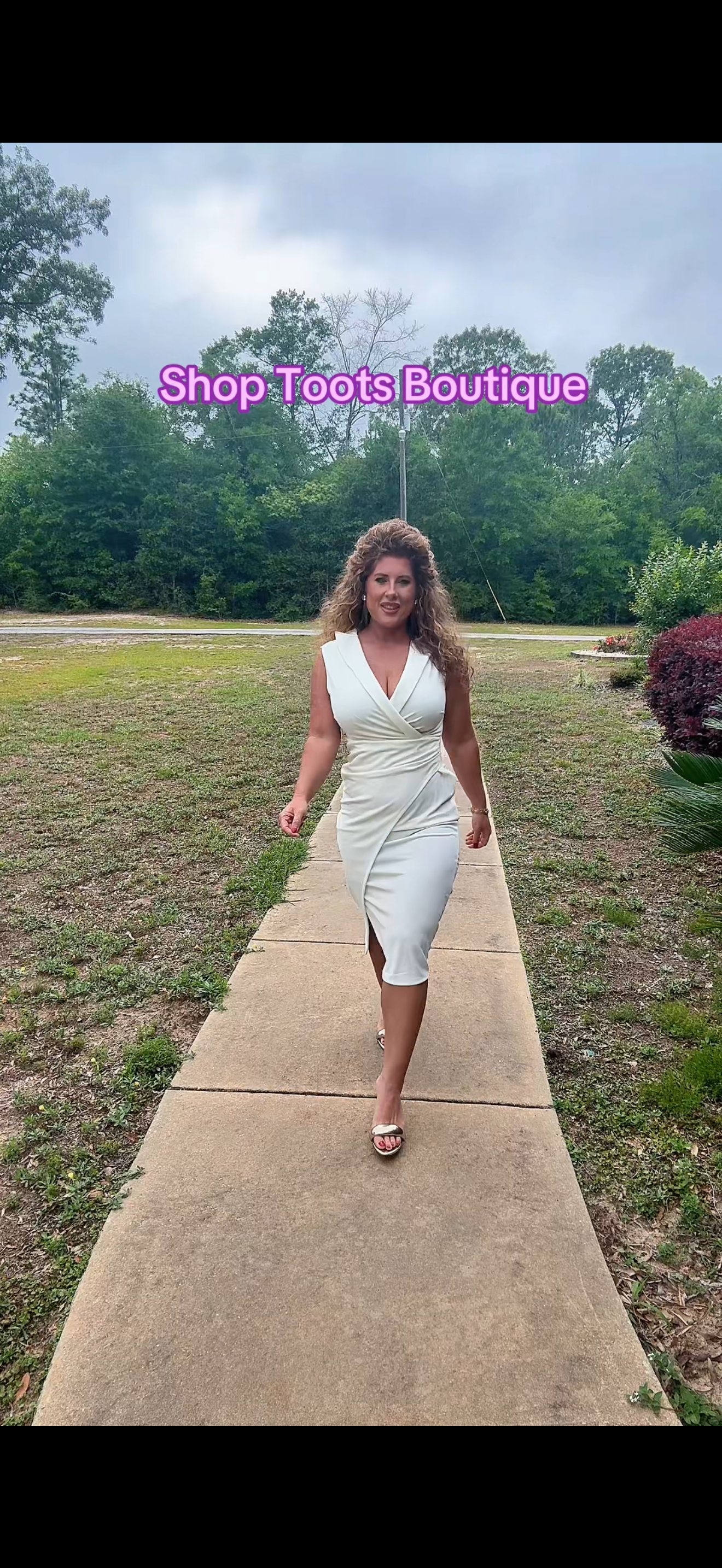Classy White Dress