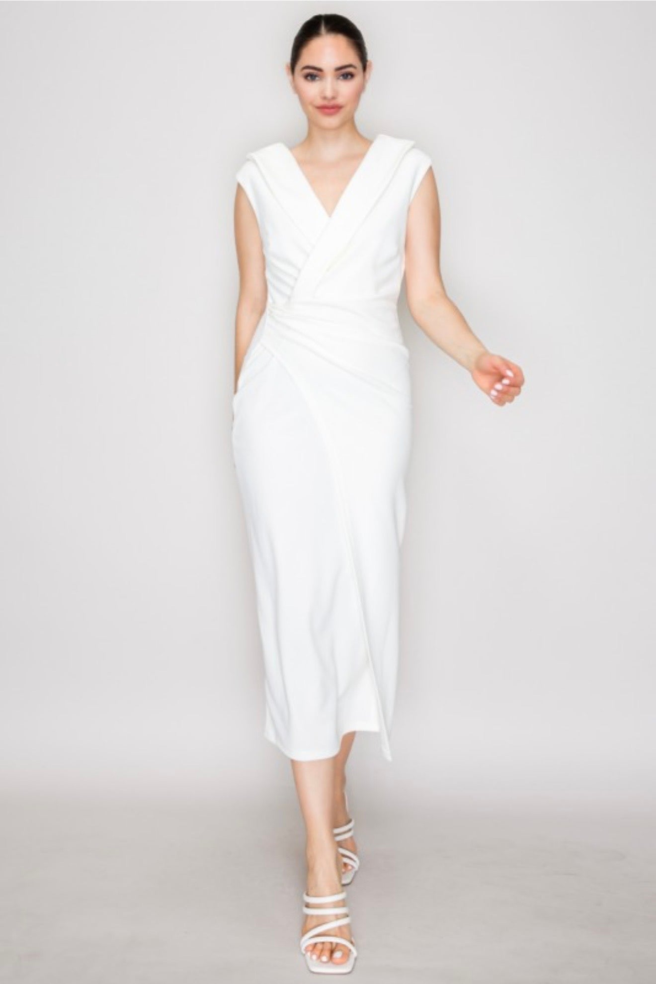 Classy White Dress