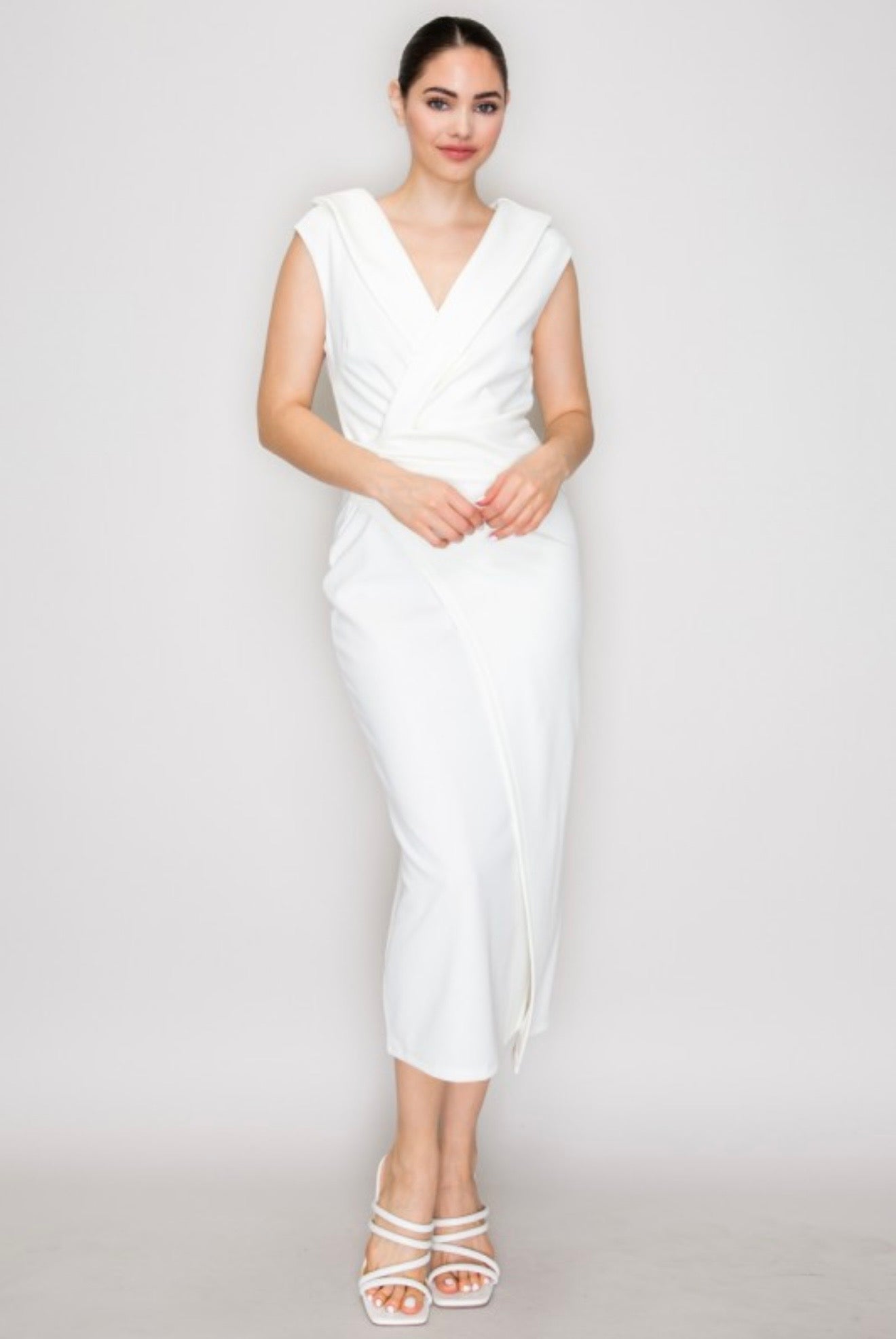Classy White Dress