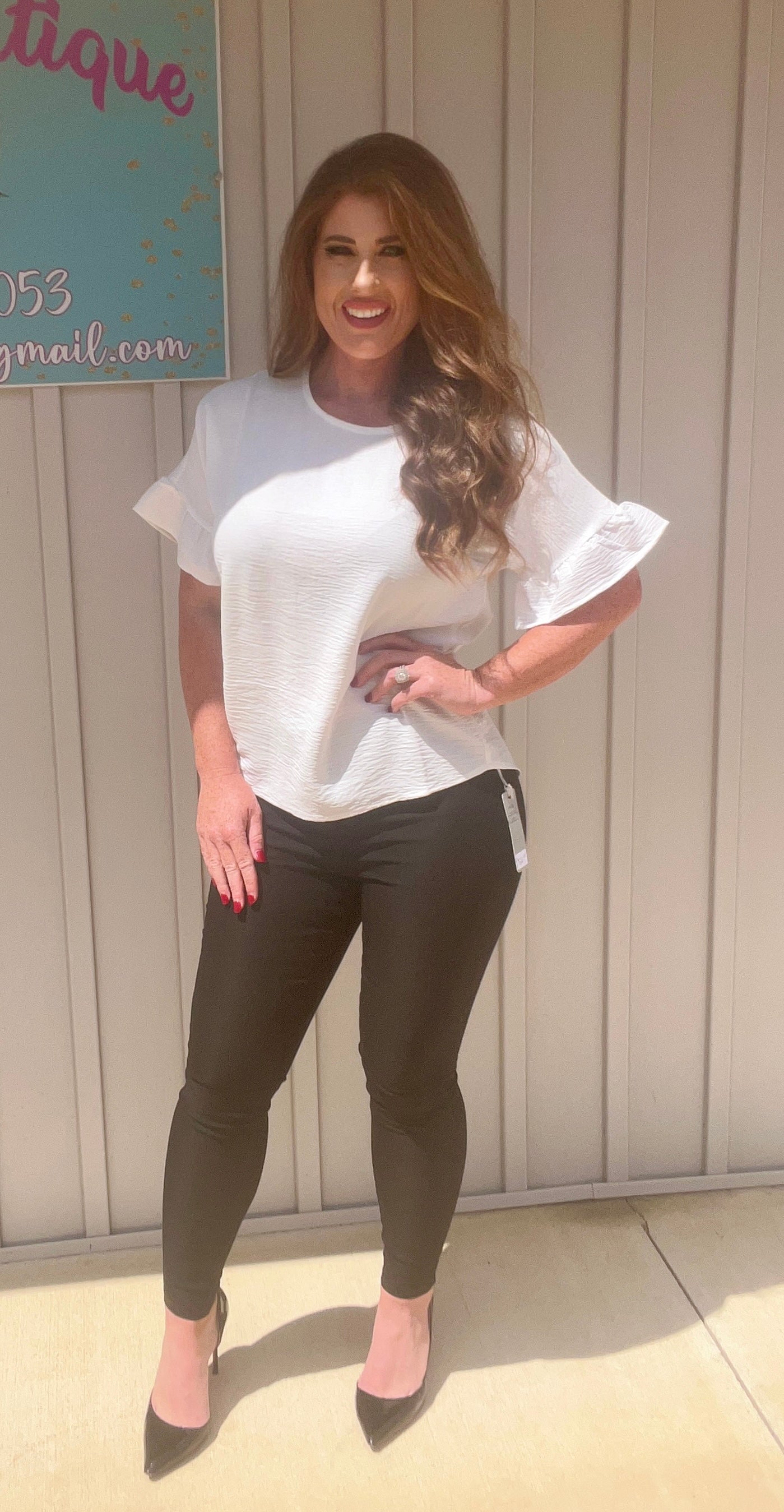 Ruffle Zenana top