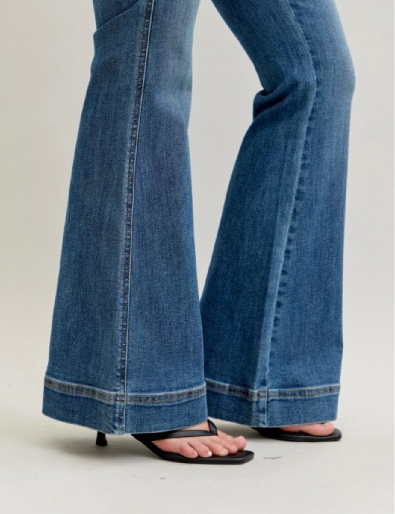 Judy Blue tummy control flat jeans