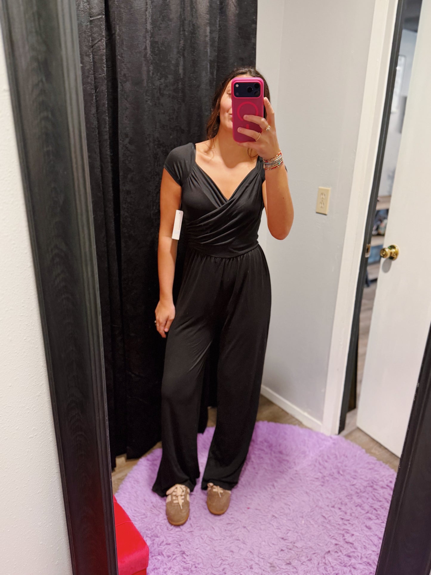 Black Pants Romper