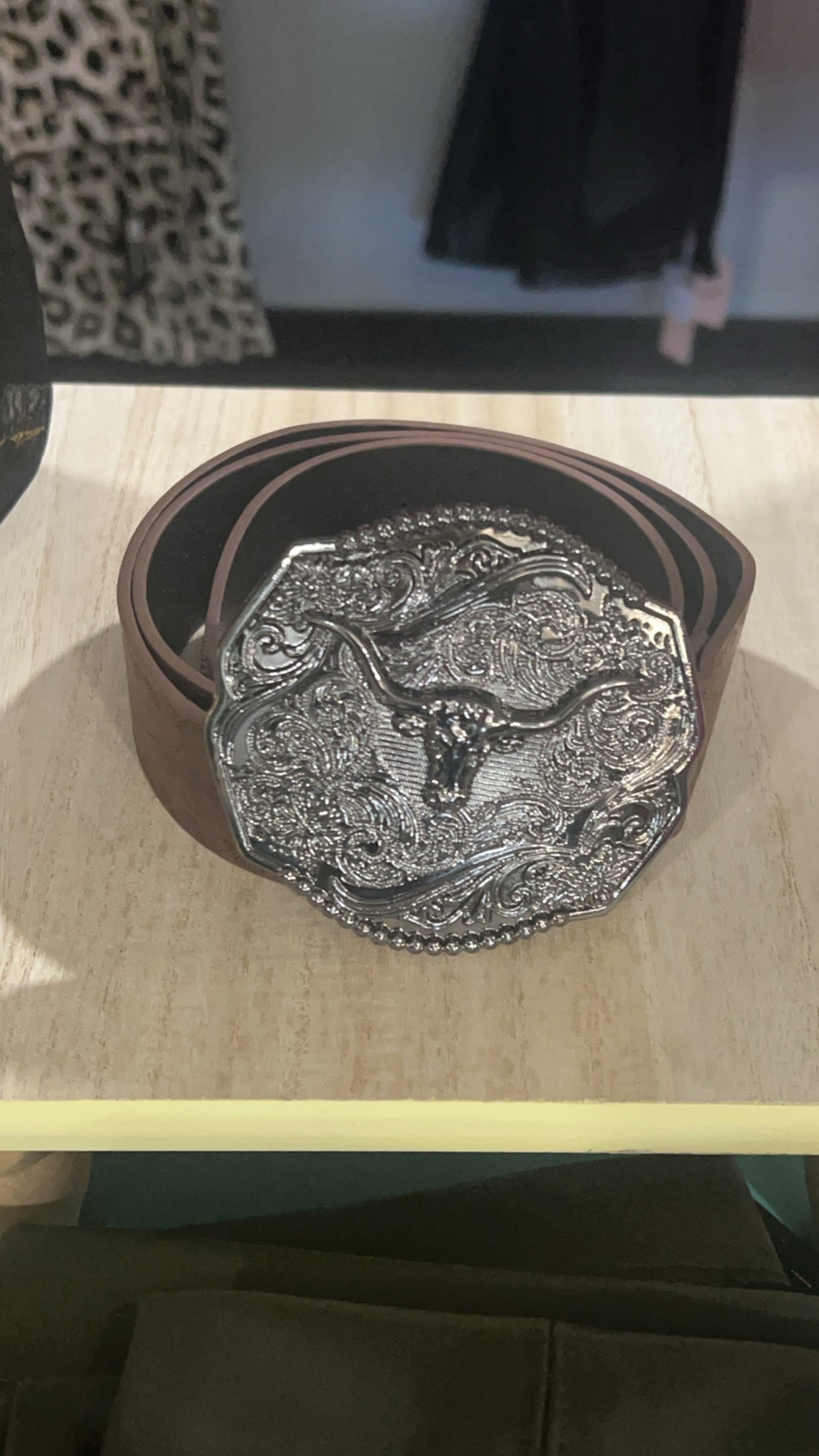 Bulls belt buckle