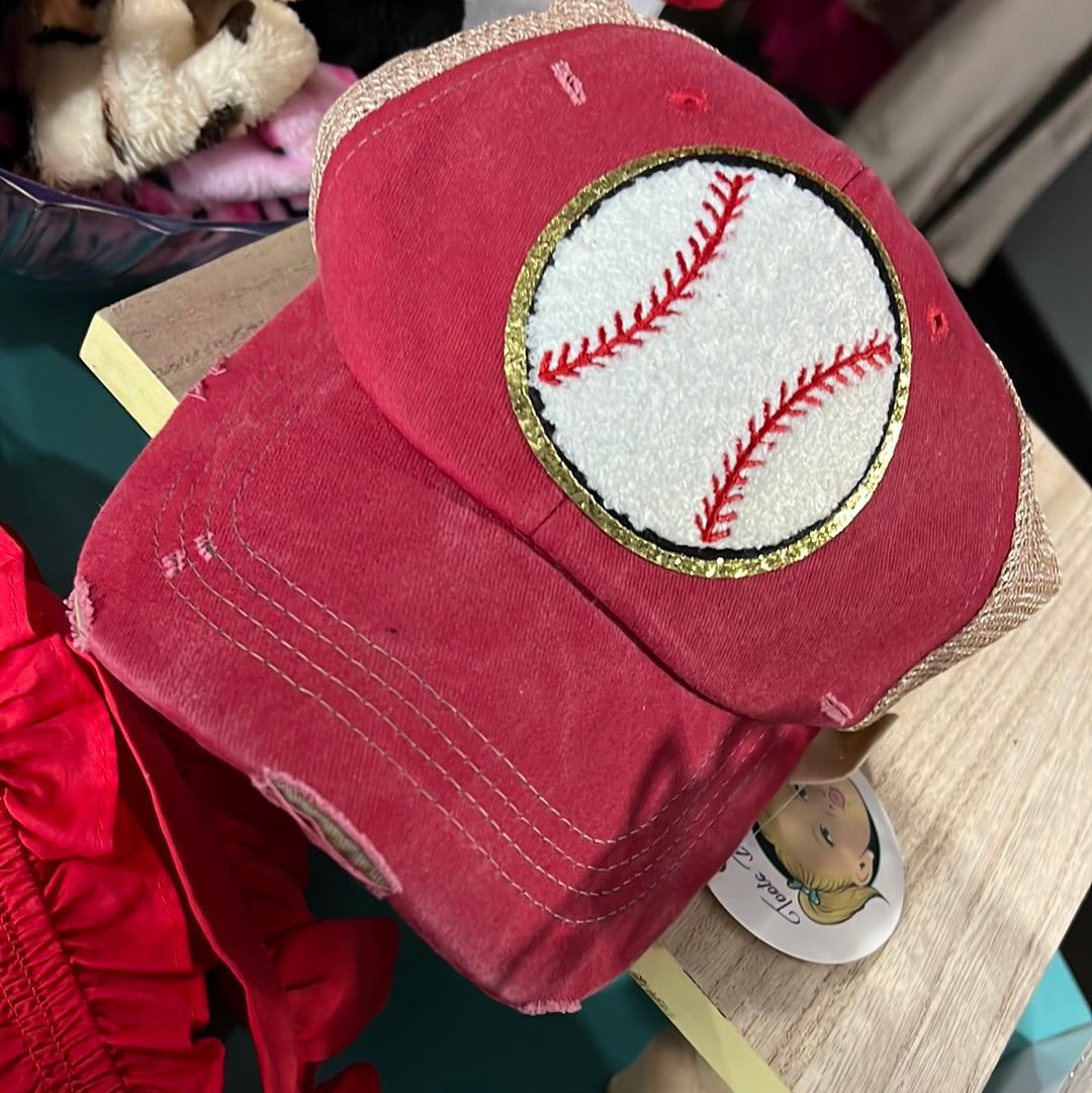 Patch baseball hat