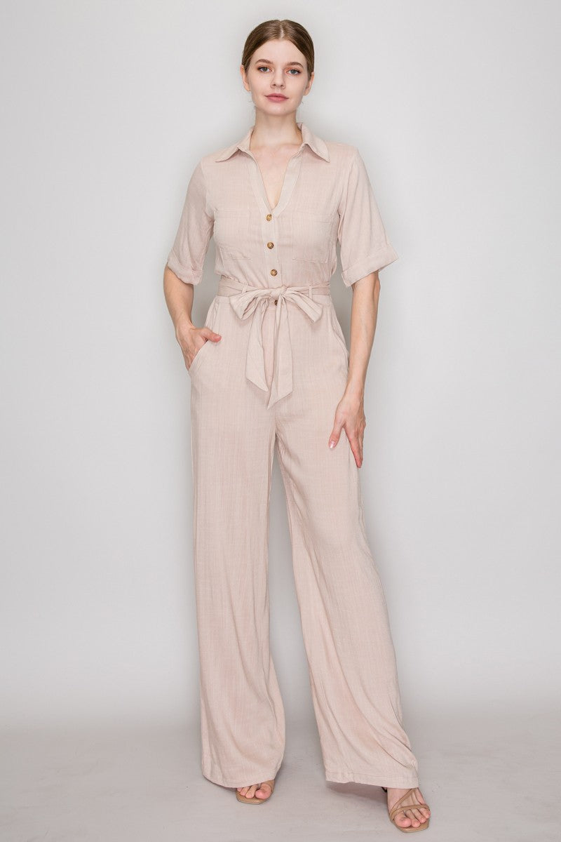 Linen jumpsuit