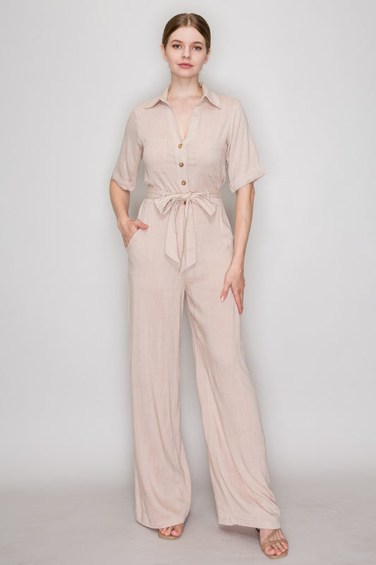 Linen jumpsuit
